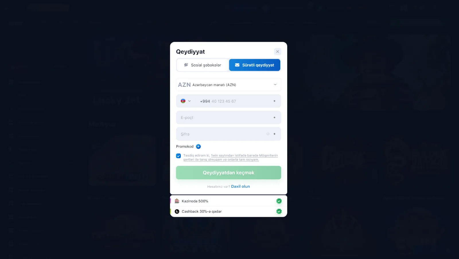 1win Aviator login